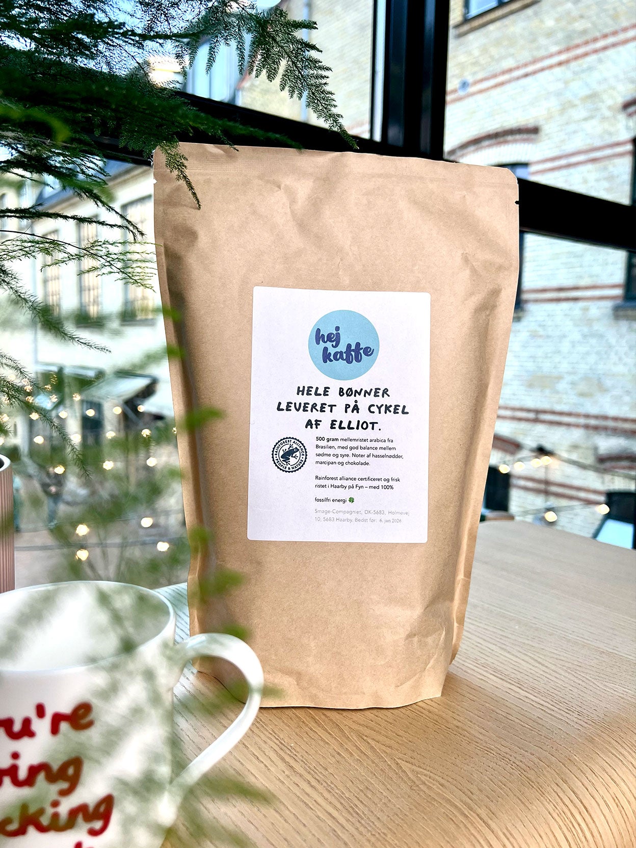 Hele Bønner. Friskristet Arabica. 500 Gram.