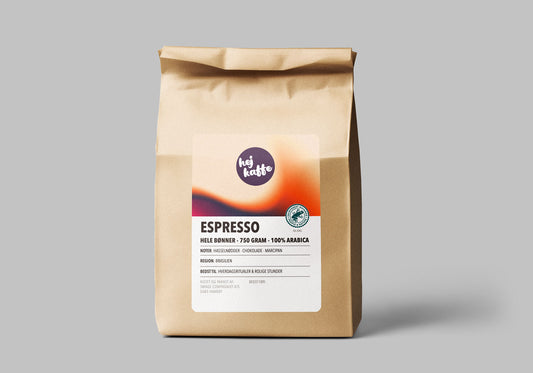 750 Gram. Friskristet Arabica. Brasilien.