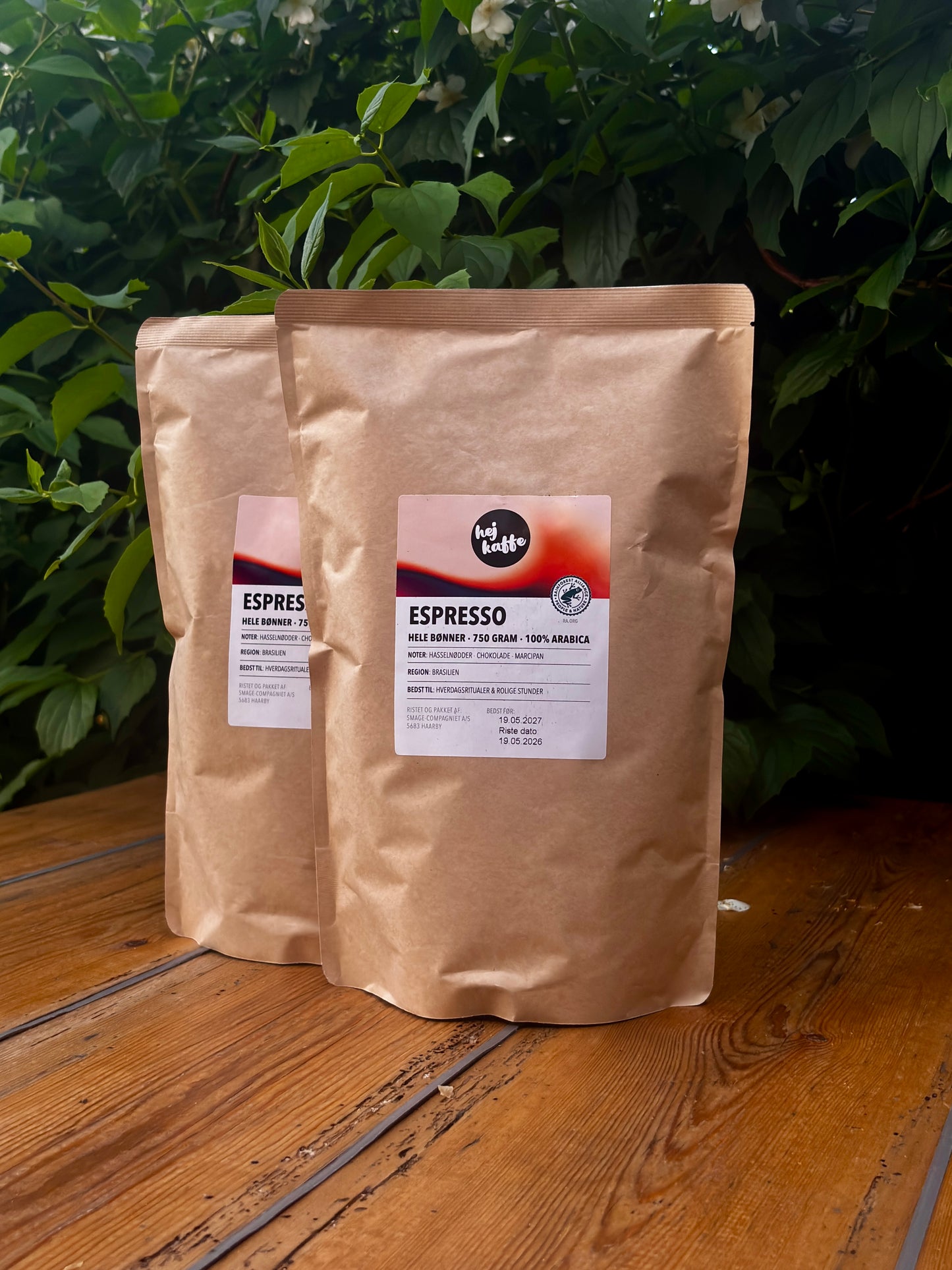 3 x 750 Gram. Hele Bønner. Spar 15%.